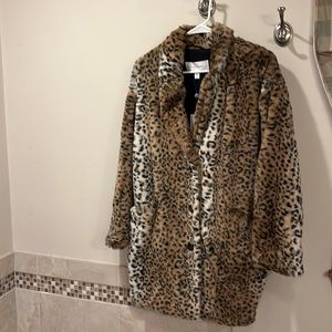 Brand new faux fur jacket
